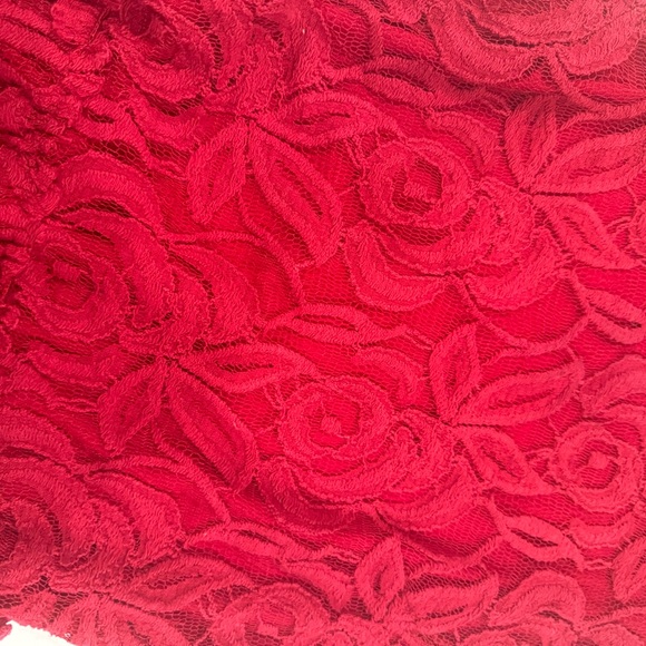 2/$20 Women’s Dynamite Red Lace Sleeveless top - Picture 7 of 9
